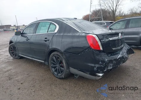 2009 Lincoln Mks z USA, uszkodzony, nr VIN 1LNHM93R09G604735